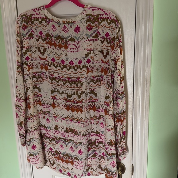 Shyanne Women's Coastal Cowgirl Boho Soft Long Sleeve Micro Mini Dress Size M - Picture 8 of 10